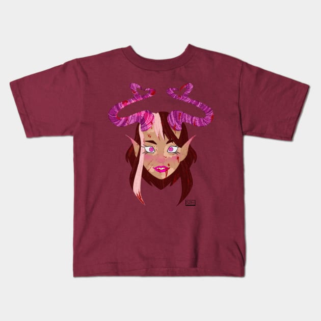 Bloody Verlie Kids T-Shirt by SL blu